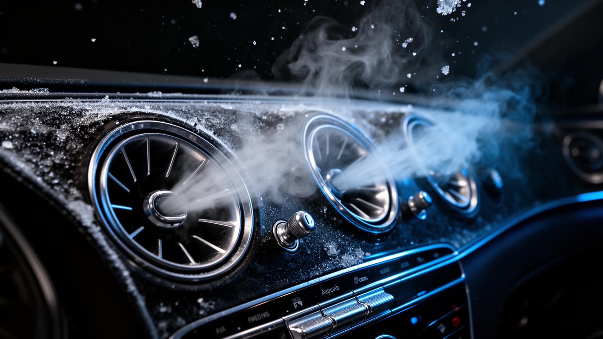 Ar-condicionado automotivo ARKGELA gerando ar frio
